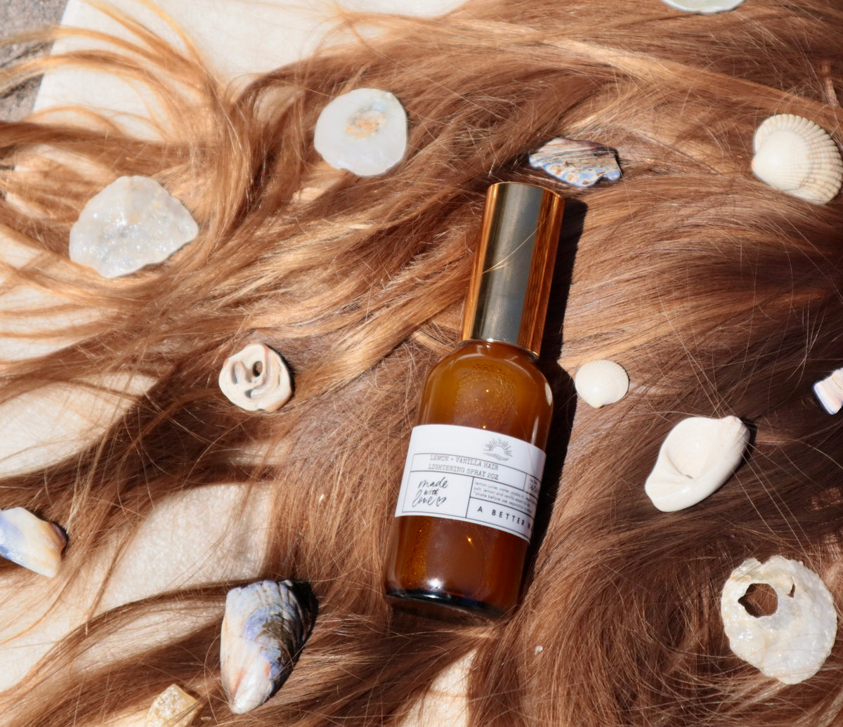 Lemon + Vanilla Hair Lightening Spray