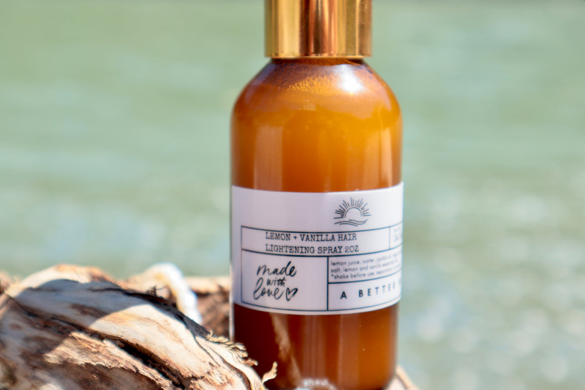 Lemon + Vanilla Hair Lightening Spray